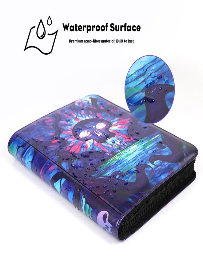 Katomula 360 Pockets Card Binder, MTG Card Binder, Double Sided Card Collection Album Folder with 20 Pages, Side-Loading Card Holder for MTG, TCG, Trading Card, Sports Cards-Swamp - Image 2